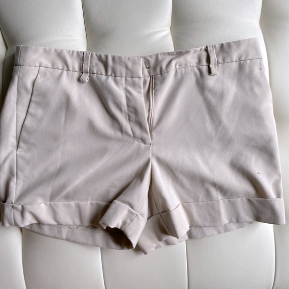 Mid-Rise Khaki Shorts - Picture 1 of 3
